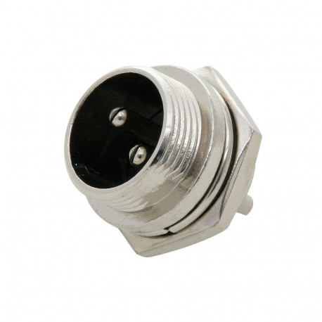 24-766# cb mikrofoni 2-pin pesa korpusesse (10 tk.)