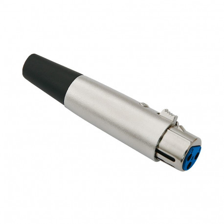 2212# Gniazdo mikrofonowe xlr 3p na kabel gładkie (10 tk.)