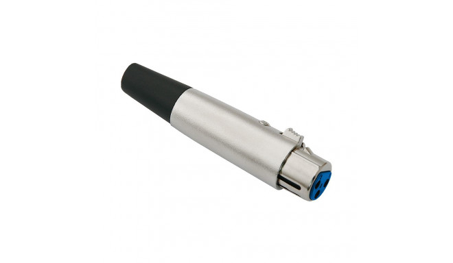 2212# Gniazdo mikrofonowe xlr 3p na kabel gładkie (10 tk.)