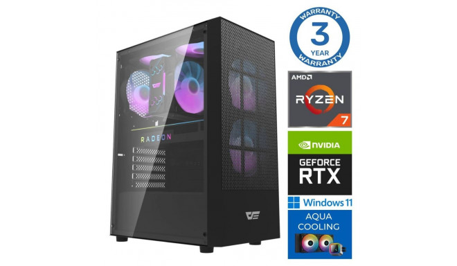 INTOP AQUA Ryzen 7 7700X 16GB DDR5 1TB SSD M.2 NVME RTX5060Ti 16GB WIN11Pro