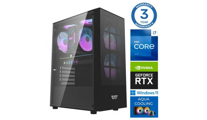 INTOP AQUA i7-14700F 32GB DDR5 500SSD M.2 NVME RTX5060Ti 16GB no-OS