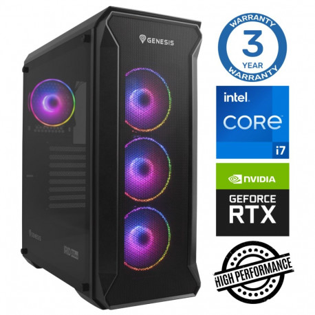 INTOP i7-12700F 32GB 1TB SSD M.2 NVME RTX5060Ti 16GB no-OS