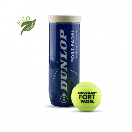 Padel tennis ball Dunlop FORT PADEL 3-pet FIP approved