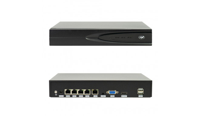 PNI-IP810-4IP8 NVR POE PNI House IP810 videovalvepakett, 4 PNI IP8POE kaamerat, 8MP ja kaablid kaasa