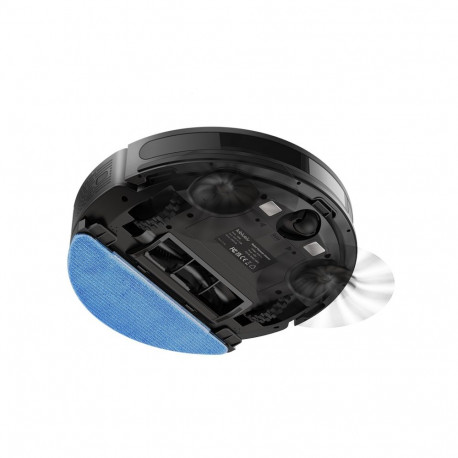 Lubluelu SL60 Plus Robot Tolmuimeja 4000Pa LiDAR Automaatne Tühjendamine Rakenduse Juhtimine Must