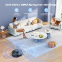 Lubluelu SL68 Robot Vacuum 4500Pa 3-in-1 LiDAR App Control Black