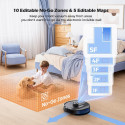 Lubluelu SL68 Robot Vacuum 4500Pa 3-in-1 LiDAR App Control Black