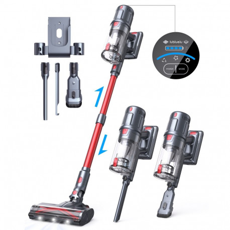 Lubluelu L7 Pro Cordless Vacuum 33KPa 140AW LED Control Self-Standing Black