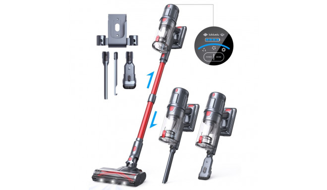 Lubluelu L7 Pro Cordless Vacuum 33KPa 140AW LED Control Self-Standing Black