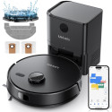 Lubluelu L15 Plus Robot Tolmuimeja 3-in-1 5000Pa LiDAR Isetühjenev Jaam Must
