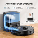 Lubluelu L15 Plus Robot Vacuum 3-in-1 5000Pa LiDAR Self-Empty Station Black
