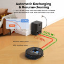 Lubluelu L15 Plus Robot Vacuum 3-in-1 5000Pa LiDAR Self-Empty Station Black