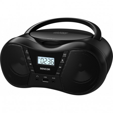 SPT 2300 BK CD-raadio CD/MP3/USB/BT FM