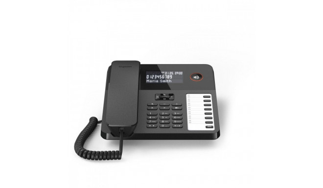 Juhtmega telefon Desk600, must