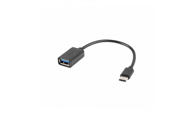 Adapter USB C(M)-USB-A (F)2.0 0.15M OTG czarny