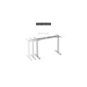Adjustable Height Table Up Up Bjorn Gray, Table top M White