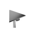 Adjustable Height Table Up Up Bjorn Gray, Table top M Black