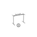 Adjustable Height Table Up Up Bjorn Gray, Table top M Black