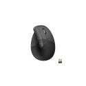 Logitech Lift Wireless Mouse, Bluetooth, 4000 DPI, Graphite