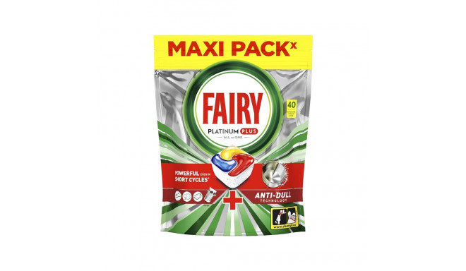 CAPS DISW FAIRY PLATINUMPLUS LEMON 40PCE