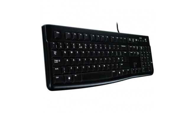 LOGITECH K120 Corded Keyboard - BLACK - USB - LTH - B2B
