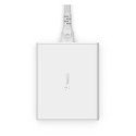 "Belkin 108W 4-Port GaN, 2x USB-C, 2x USB-A, 2m Netzkabel, weiß"