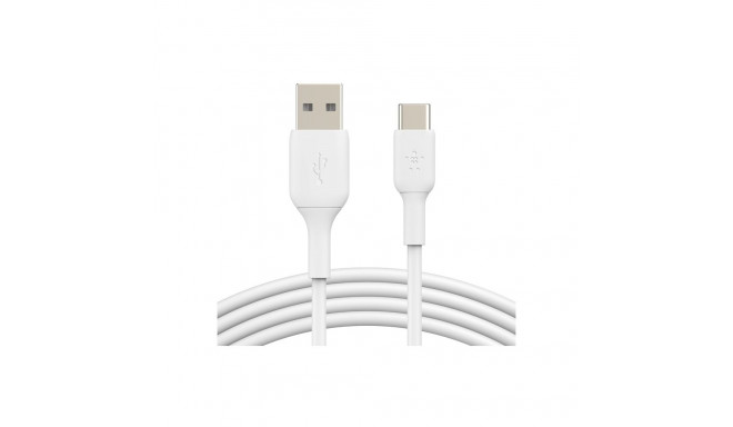 "Belkin USB-C/USB-A PVC Kabel, 1m, weiß, Doppelpack"