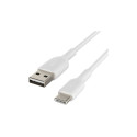 "Belkin USB-C/USB-A PVC Kabel, 1m, weiß, Doppelpack"