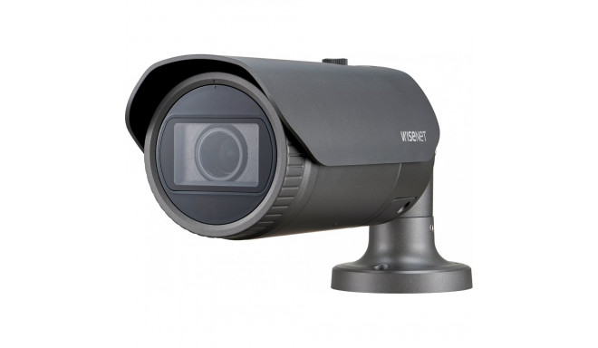 "Hanwha QNO-8080R Bulletkamera out. 5MP PoE IR IP66 IK10 retail"