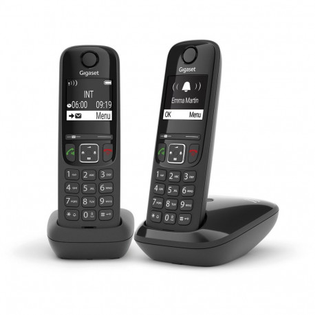 "Gigaset AS690 Duo schwarz int."