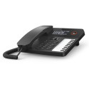 "GIGASET DESK 600 schwarz schnurgebundenes Tisch- und Wandtelefon LC-Display 7 Direktwahltasten Tele