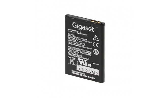 "GIGASET LI-ION Akku 3.7V 750mAh fr SL800H Premium 300HX 350H 400H 450H 450HX 78H 610H 750H und UNIF