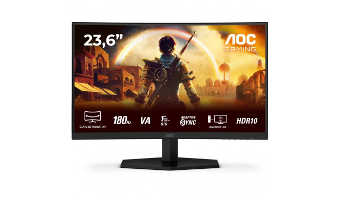"59,9cm/23,6"" (1920x1080) AOC C24G42E 16:9 Fast VA 1ms 180Hz HDMI2.0 DisplayPort1.4 Speaker Adaptiv