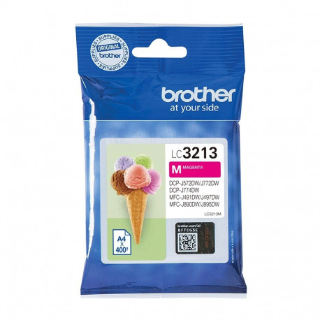 "Brother Tinte LC-3213M Magenta bis zu 400 Seiten nach ISO/IEC 24711"