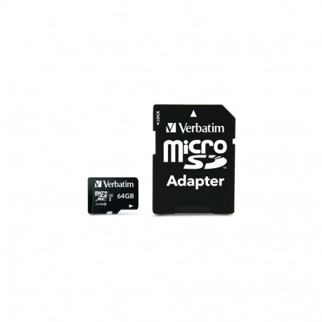 "CARD 64GB Verbatim Pro MicroSDXC 90MB/s +Adapter"