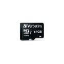 "CARD 64GB Verbatim Pro MicroSDXC 90MB/s +Adapter"