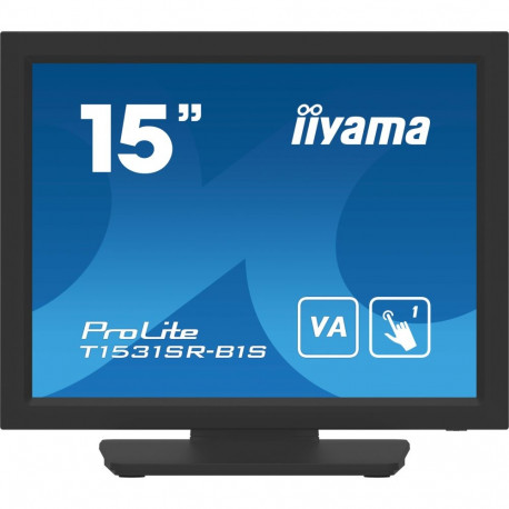 "IIYAMA 38.0cm (15"") T1531SR-B1S 4:3 Touch HDMI+DP VA retail"