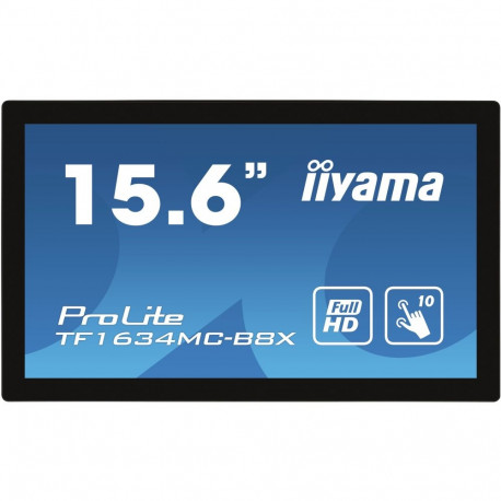"IIYAMA 39.5cm (15.6"") TF1634MC-B8X 16:9 M-Touch HDMI+DP"