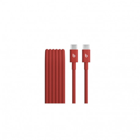 Beats USB-C to USB-C Woven Cable (1.5 m) - Rapid Red