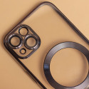Color Chrome Mag case for iPhone 16e black