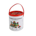 bo. wooden blocks ”Numbers and Animals”