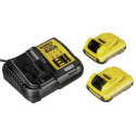 DeWalt DCD710D2-QW 10,8V 2x 2 Ah Cordless Drill Driver + Case
