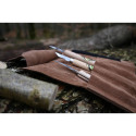 Kirschen Set of carving knives Velourleather bag