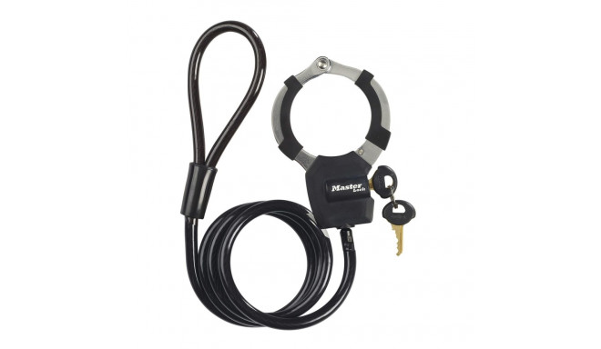 Master Lock Keyed Cable Street Cuff Lock   8275EURDPROBLK