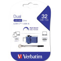 Verbatim Store n Go 32GB Dual Mälupulk USB 3.0 / USB-C