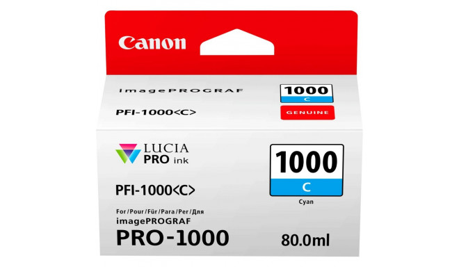 Canon PFI-1000 C tsüaan
