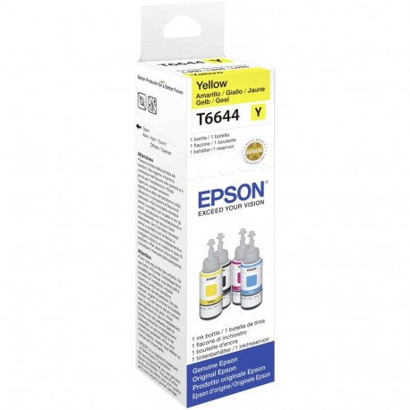 Epson kollane tindikassett T 664 70 ml T 6644