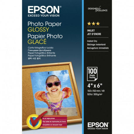 Epson fotopaber läikiv 10x15 cm 100 lehte 200 g