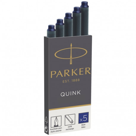 1x5 Parker tindikassett Quink sinine