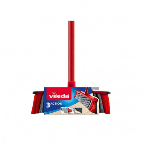 Broom Vileda 3 Action - 3in1 (red)